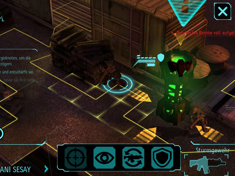 In einigen Missionen müssen nicht nur die Aliens ausgeschaltet, sondern beispielsweise Bomben entschärft werden.