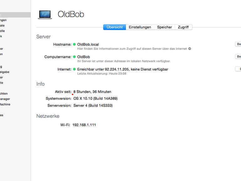 Server-Daten