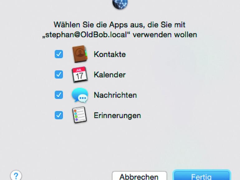 Auf Apps zugreifen