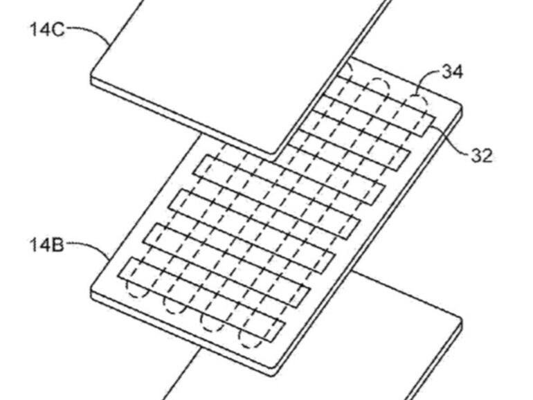 Patentantrag 20140362020 - taktile Oberfläche für Touchscreens