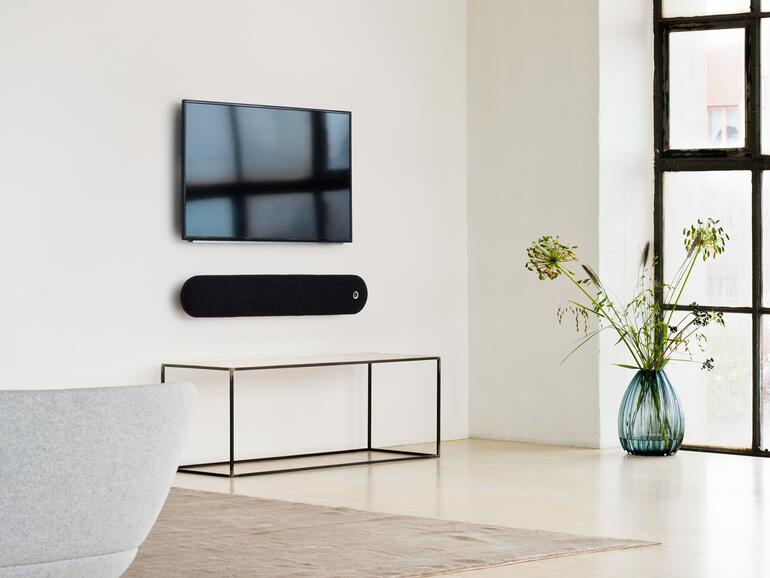 Die Soundbar „Diva“ überzeugt durch ihren sehr guten Klang und das von Libratone bekannte und beliebte Design.