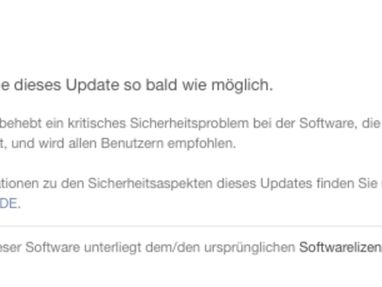 Patch über den Mac App Store verfügbar