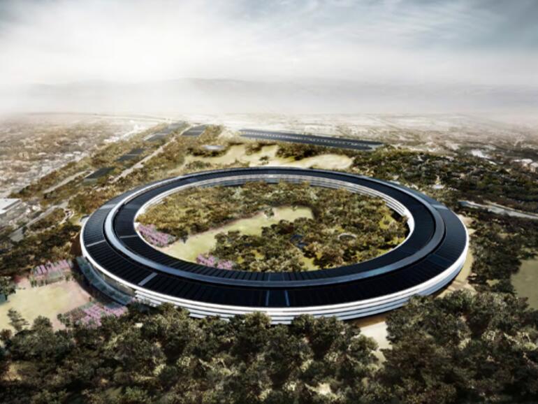 Apple Campus 2 - Architektenzeichnung 