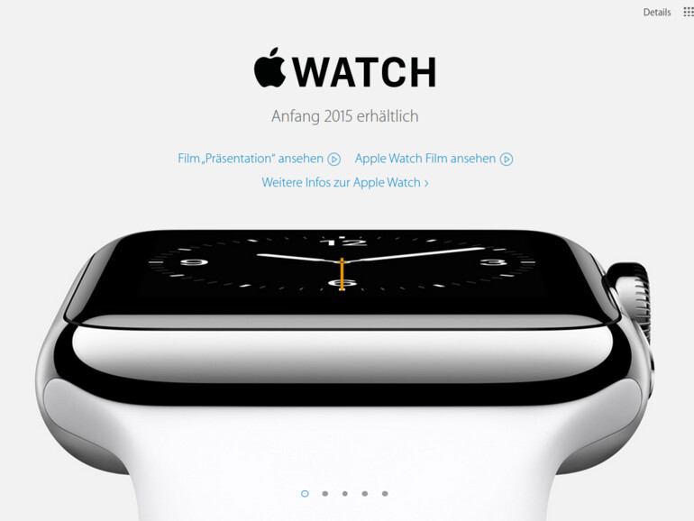 Die Apple Watch kommt voraussichtlich im März 2015