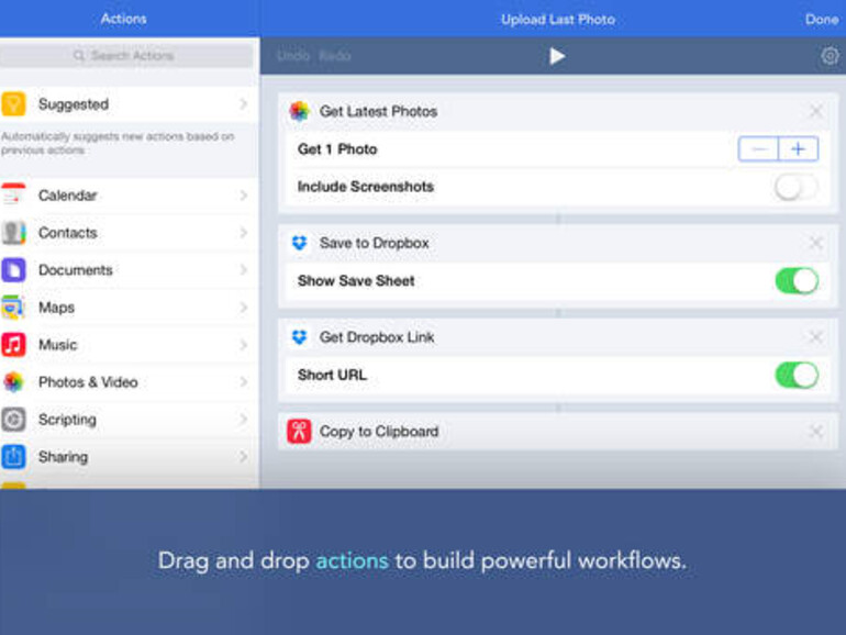 Workflow auf dem iPad