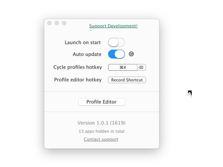 Hocus Pocus Einstellungen