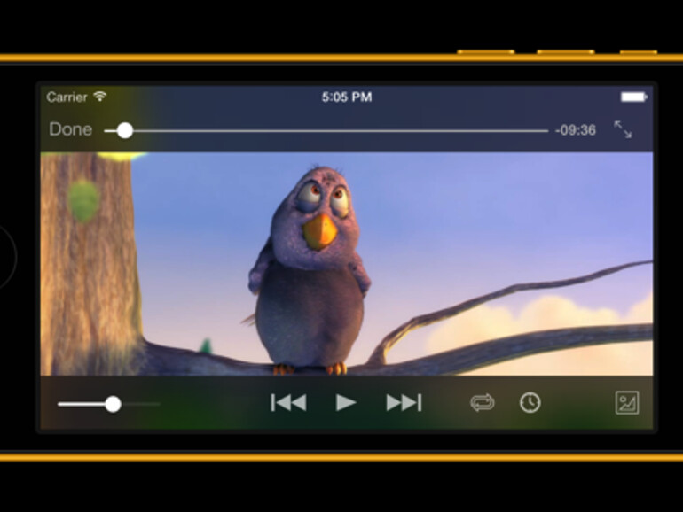 VLC 2.2 für iOS auf dem iPhone 5S