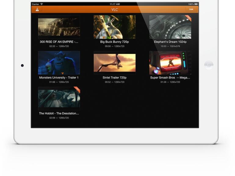 VLC iOS auf dem iPad