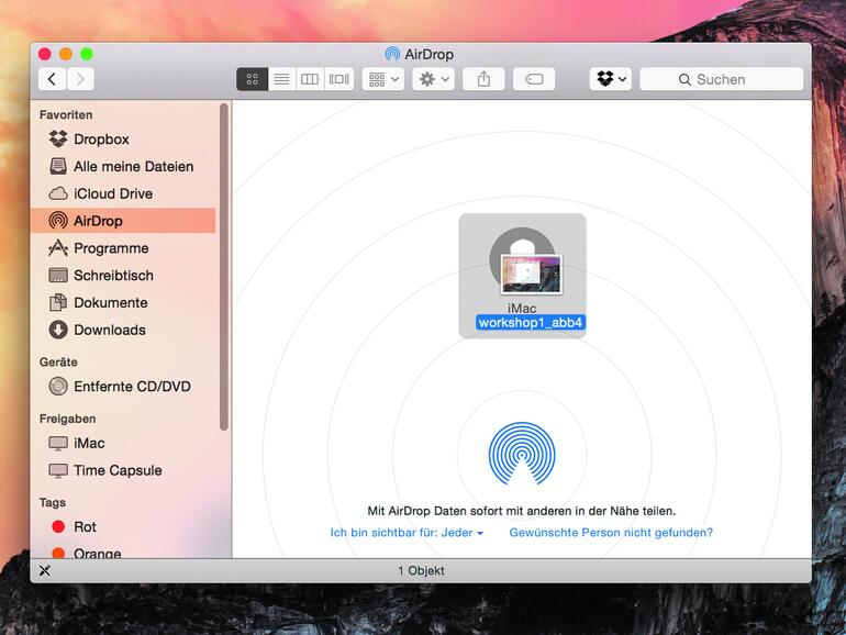 Workshop: AirDrop clever nutzen
