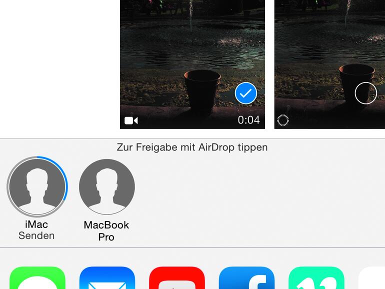 Workshop: Dateien vom iOS-Gerät zum Mac senden