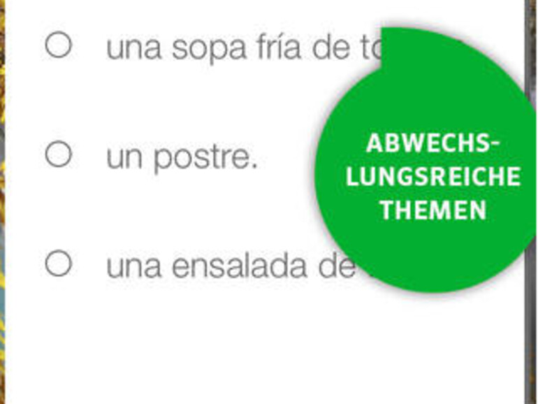 ... aber auch spanischer Sprache halten unterwegs fit.