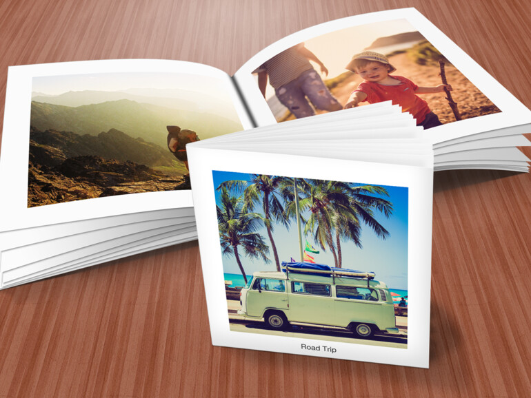 Mit der Fotobuch-App Clixxie lassen sich jetzt auch Fotobücher im quadratischen "Instgaram-Format" erstellen.