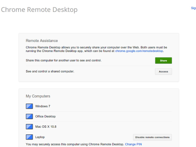 Die App erlaubt die Fernsteuerung diverser Geräte