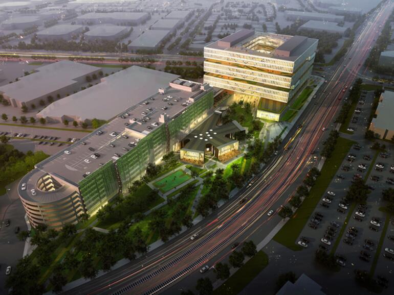 Das Samsung Firmengelände wird noch dieses Jahr fertig.