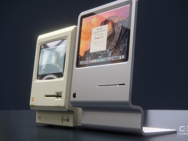 Der Macintosh 2015 ähnelt dem Original