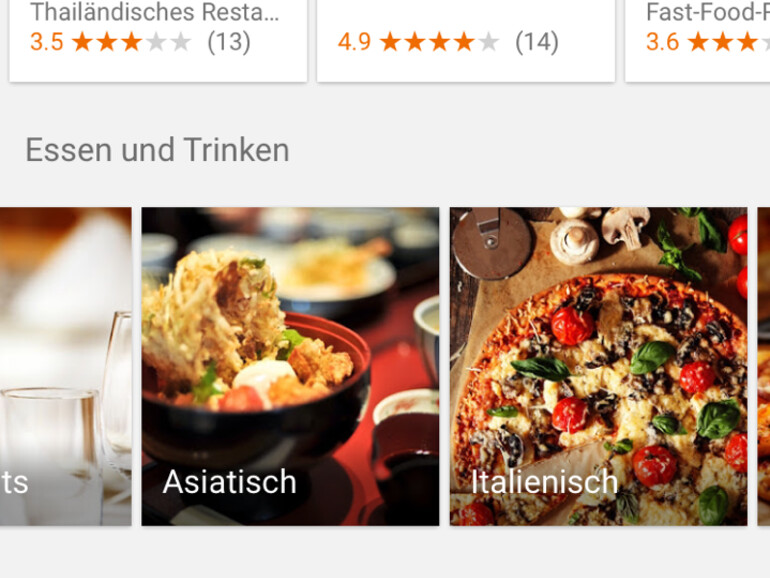 Restaurants nach Art der Küche filtern
