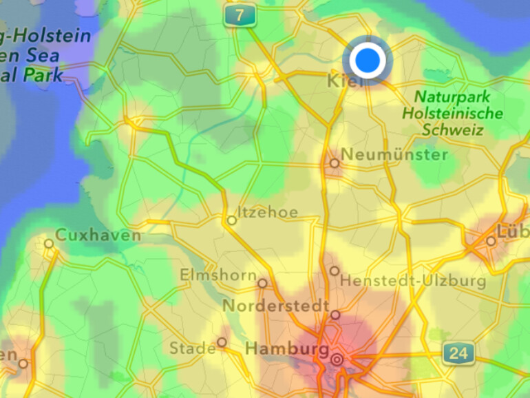 Selbst in großen Teilen Schleswig-Holsteins wird es nie so richtig dunkel.