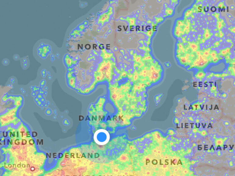 Wer die Dunkelheit liebt sollte über die polnische Ostgrenze hinaus oder in den hohen Norden ziehen.