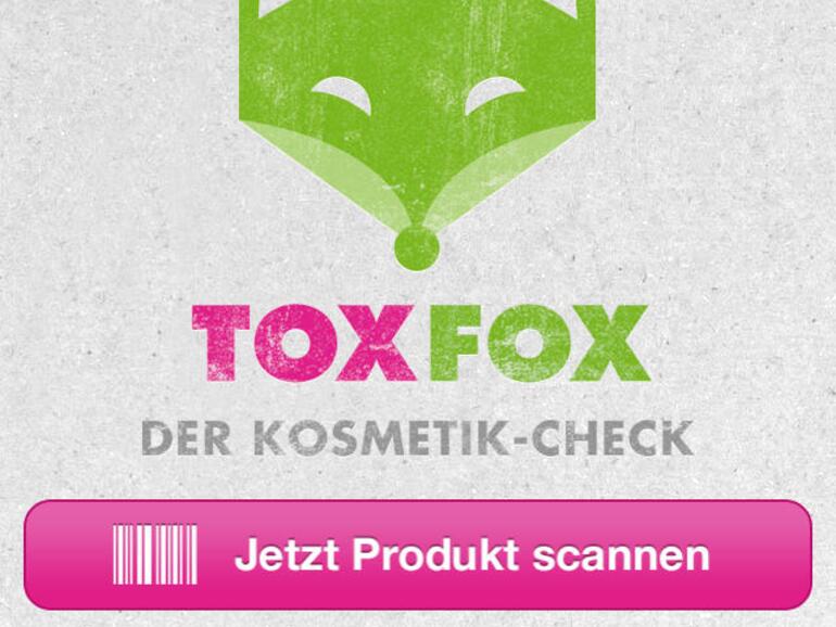 Mithilfe der ToxFox-App können Pflege- und Kosmetikprodukte dahin gehend überprüft werden, ob sie hormonell wirksame Chemikalien enthalten.