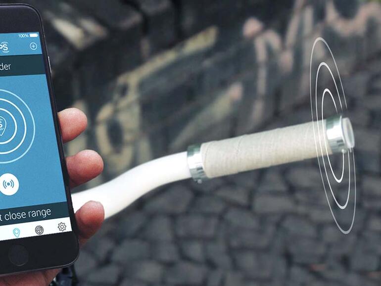 smrtGRiPS: Die Fahrradgriffe lassen sich per Bluetooth mit dem Smartphone koppeln