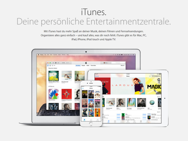 iTunes ist durchaus in der Lage Advanced-Audio-Codec-Dateien zu erkennen und abzuspielen