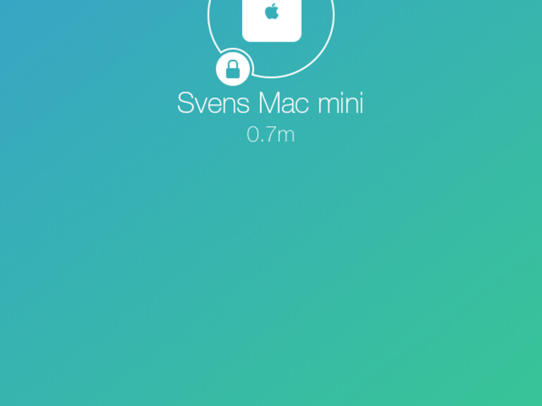 Halten Sie das Mac Symbol gedrückt, können Sie Ihren Mac auch manuell sperren