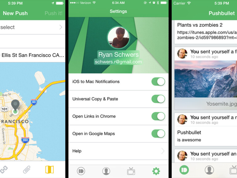 Sie können Nachrichten vom iPhone an den Mac schicken und umgekehrt.