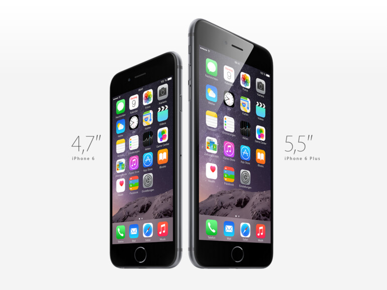 Weltweit hat Apple viermal mehr iPhone-6-Geräte verkauft als iPhone-6-Plus-Geräte