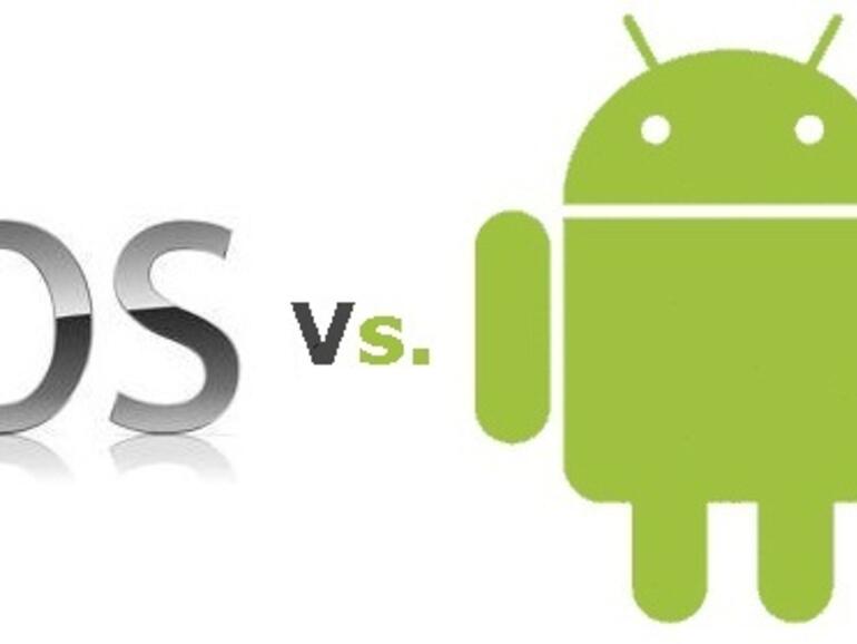 Duell der App Stores: iOS v. Android