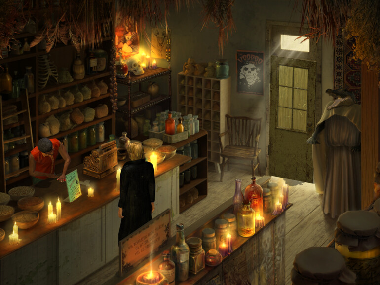 Gabriel im Voodoo-Shop