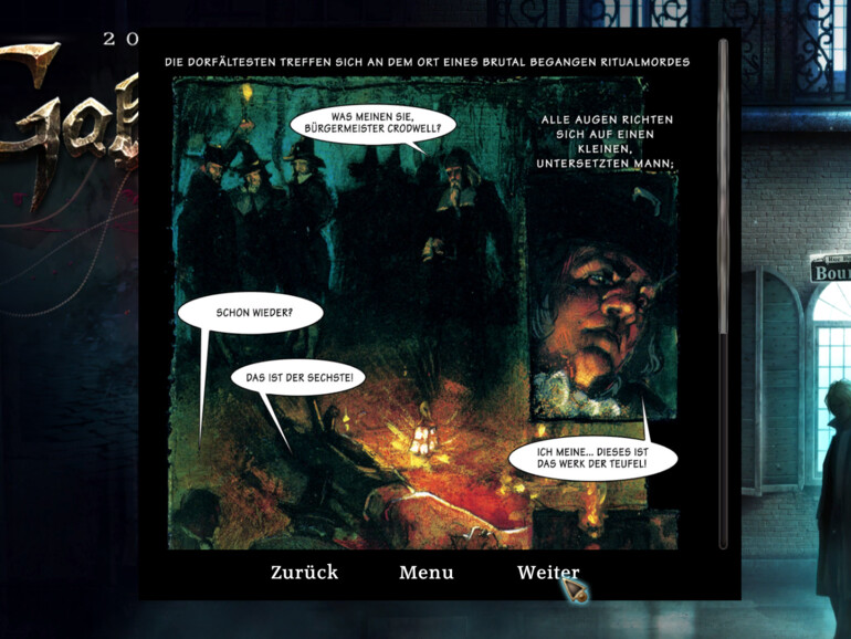 Das Spiel enthält einen digitalen Comic, der die Vorgeschichte erzählt