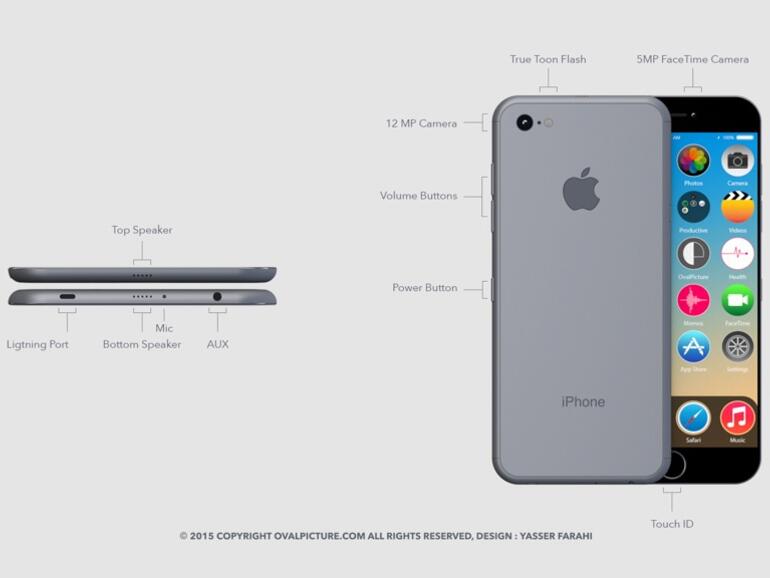 Designentwurf zum iPhone 7