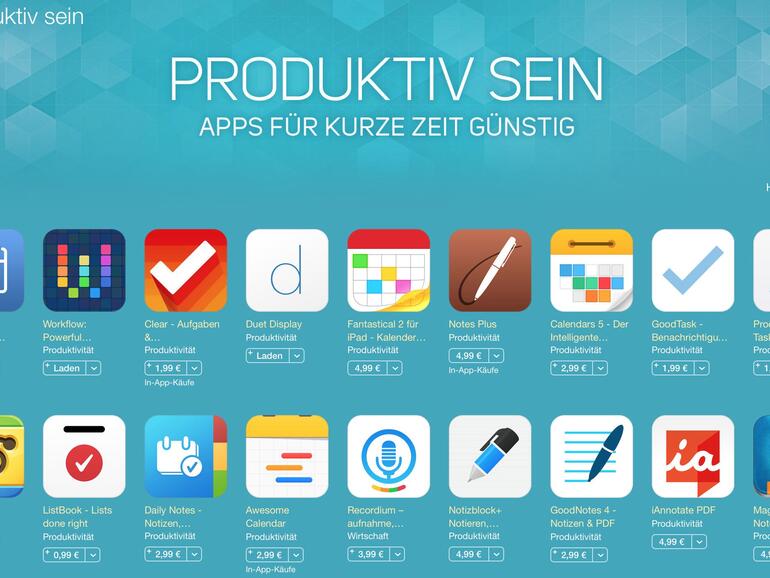 Produktiv-Apps für iOS