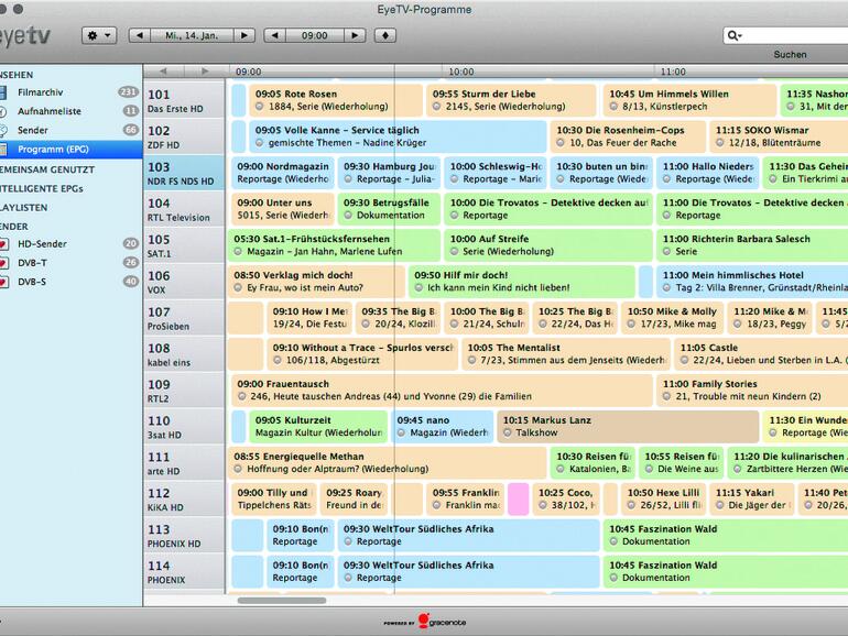 Programmzeitschrift - sehen, was läuft