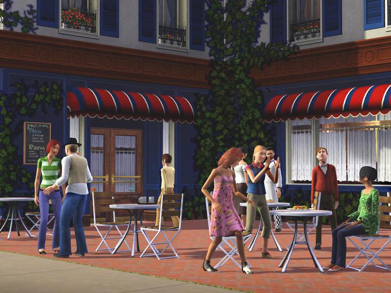 Im Bistro (Die Sims 3)