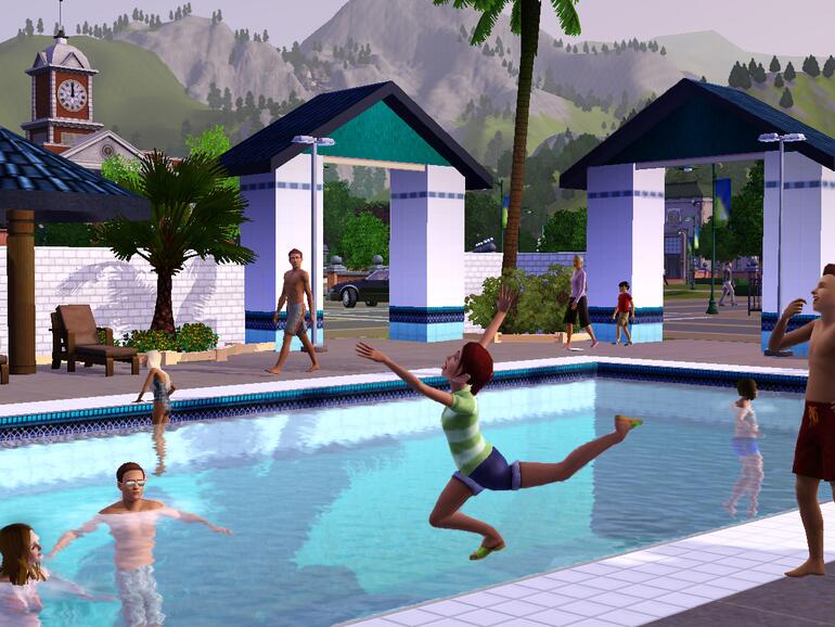 Am Pool (Die Sims 3)