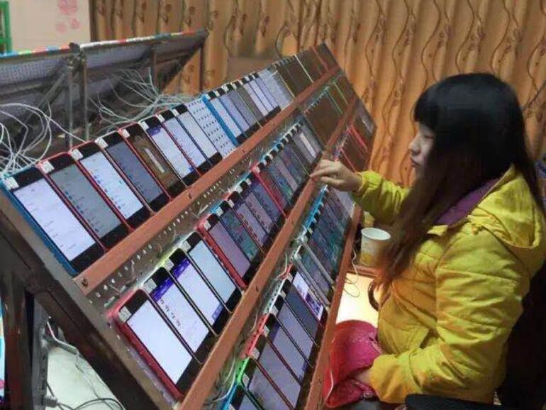 App-Bewertungs-Farmen in Asien scheinen hoch im Kurs zu stehen.