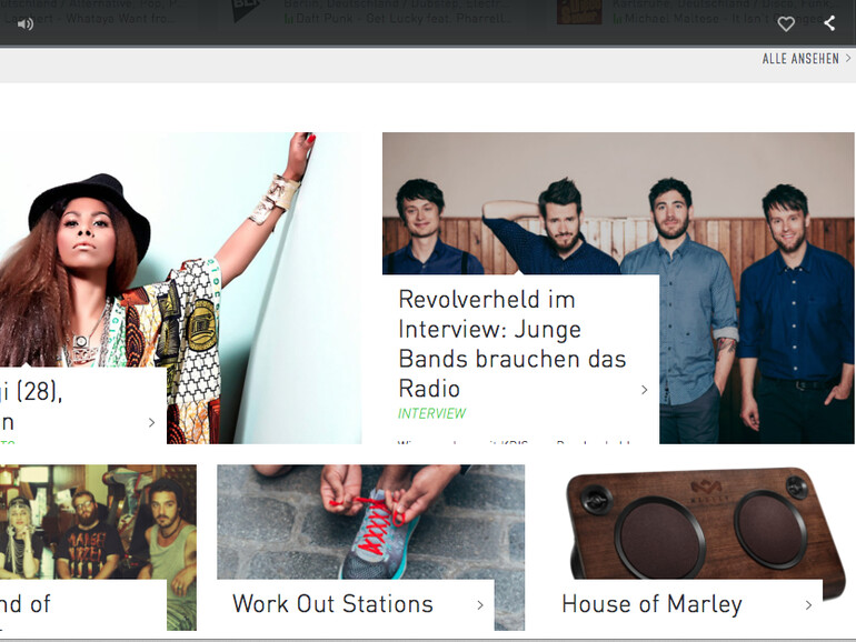 Radio.de hat Webseite ein funktionsreiches Make-over verpasst.