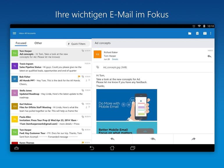 Outlook für iOS
