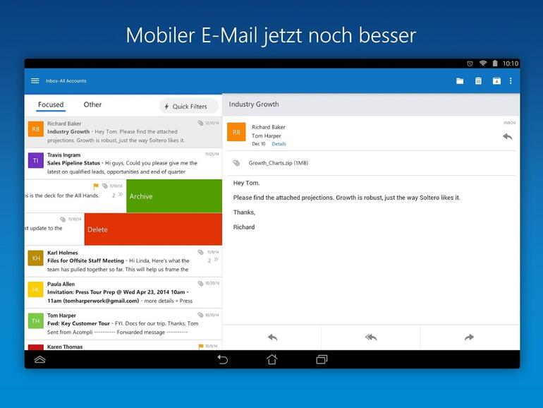 Outlook für iOS