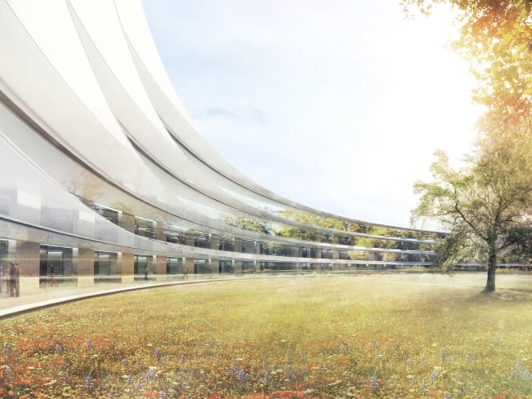 Im Innern des neuen Apple-Hauptgebäudes (aus Apple-Campus-2-Video)