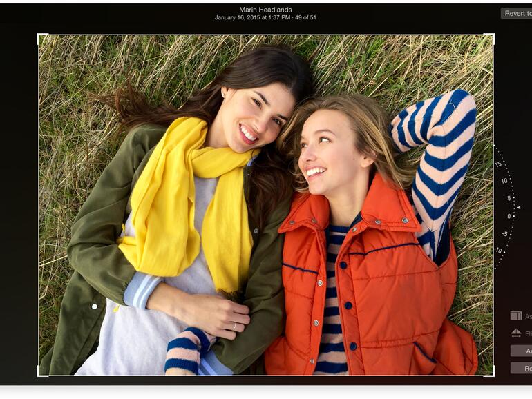 Die neue Fotos-App bieten nur grundlegende Bildbearbeitungsfunktionen
