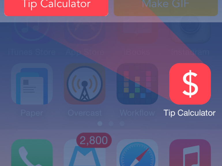 Workflow auf dem iPhone