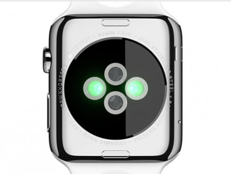 Pulssensor der Apple Watch