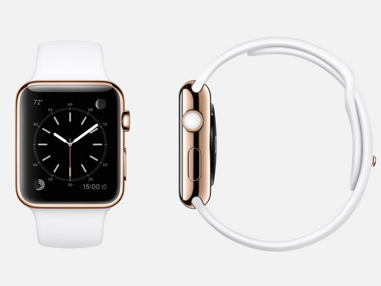 Die Apple Watch Edition besitzt Kronen in verschiedenen Farben