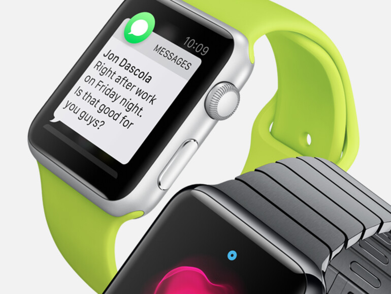 Die überarbeitete Apple Watch-Webseite ...