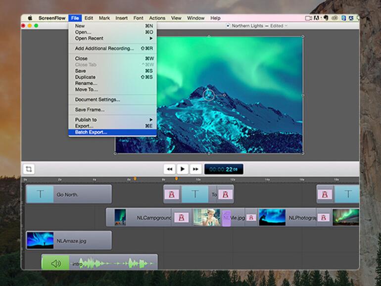 Screencapturing und Video-Editor: ScreenFlow 5