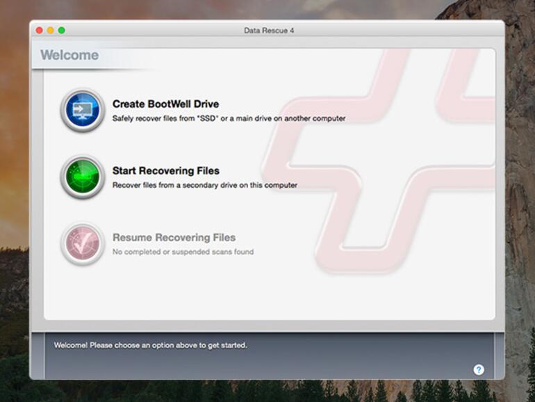 Datenrettung vom Mac: Data Rescue 4