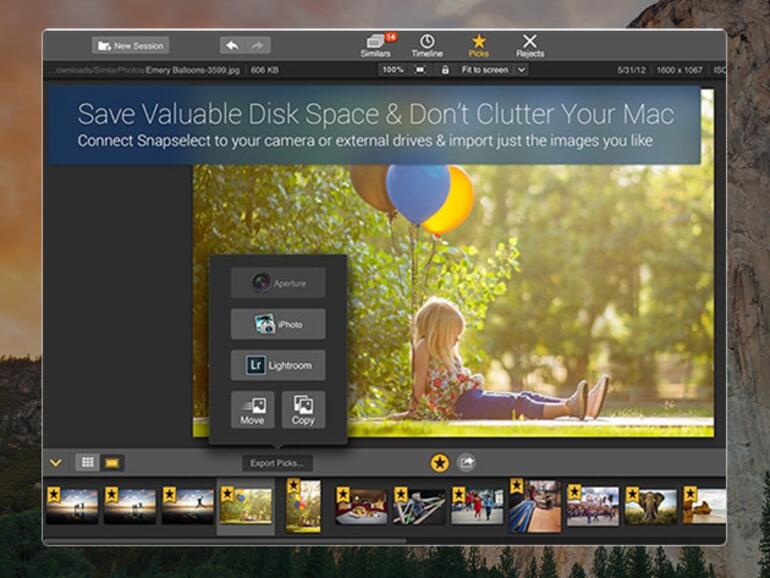 Fotobibliothek aufräumen: Snapselect