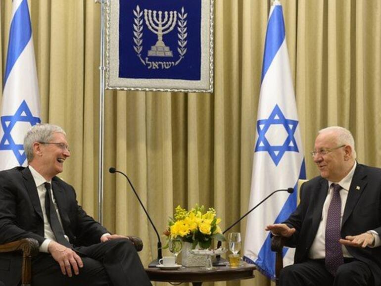 Tim Cook und Reuven Rivlin sprechen über die Zukunft von Apple in Israel